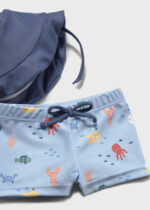 Mayoral Newborn Βρεφικό Σετ Μαγιό για Αγόρι Μπλε 26-01619-035 - Image 4