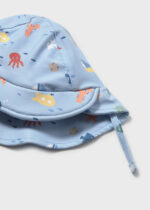 Mayoral Newborn Βρεφικό Σετ Μαγιό Φορμάκι με Καπέλο για Αγόρι Μπλε 26-01620-040 - Image 4
