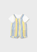 Mayoral Newborn Βρεφικό Σετ Σαλοπέτα Αμπιγιέ για Αγόρι Κίτρινο 26-01622-044 - Image 2