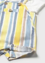 Mayoral Newborn Βρεφικό Σετ Σαλοπέτα Αμπιγιέ για Αγόρι Κίτρινο 26-01622-044 - Image 3