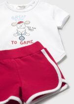 Mayoral Newborn Βρεφικό Σετ μακό 4 τεμαχίων  για Αγόρι Κόκκινο 26-01627-076 - Image 4