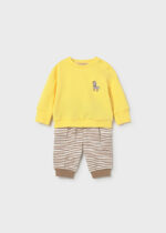 Mayoral Newborn Βρεφικό Σετ μακό 4 τεμαχίων μακρια για Αγόρι Κίτρινο 26-01628-063 - Image 2