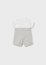 Mayoral Newborn Βρεφικό Φορμάκι Σαλοπέτα Unisex Ασημί 26-01629-073 – Bild 3