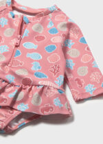 Mayoral Newborn Βρεφικό Σετ Μαγιό Μακρυμάνικο για Κορίτσι Πορτοκαλί 26-01634-030 – Bild 2