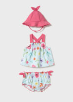 Mayoral Newborn Βρεφικό Σετ Μαγιό για Κορίτσι Φλοράλ 26-01635-034