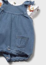 Mayoral Newborn Βρεφικό Σετ Σαλοπέτα για Κορίτσι Μπλε 26-01649-052 – Bild 3