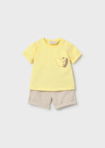 Mayoral Newborn Βρεφικό Σετ μακό 4 τεμαχίων  για Αγόρι Κίτρινο 26-01652-037 - Image 2