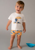 Mayoral Παιδικό Σετ Μαγιό μπλουζα για Αγόρι Ροδακινί 26-01661-076 - Image 2