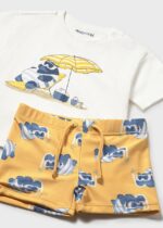 Mayoral Παιδικό Σετ Μαγιό μπλουζα για Αγόρι Ροδακινί 26-01661-076 - Image 6