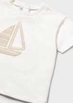 Mayoral Παιδικό Σετ Μακό με Καπέλο για Αγόρι Κρεμ 26-01666-036 - Image 3