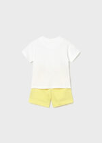 Mayoral Παιδικό Σετ μακό με Βερμούδα για Αγόρι Κίτρινο 26-01672-053 - Image 2