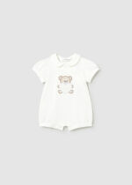 Mayoral Newborn Βρεφικό Σετ 2 κοντά αμπιγιέ φορμάκια για Κορίτσι Εκρού 26-01704-088 – Bild 2