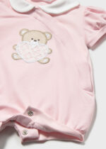 Mayoral Newborn Βρεφικό Σετ 2 κοντά αμπιγιέ φορμάκια για Κορίτσι Ροζ 26-01704-090 – Bild 4