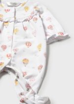 Mayoral Newborn Βρεφικό Σετ 2 Φορμάκια μακρυμάνικα για Κορίτσι Κίτρινο 26-01708-067 - Image 4