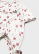 Mayoral Newborn Βρεφικό Σετ 2 Φορμάκια μακρυμάνικα για Κορίτσι Ροζ 26-01708-069 – Bild 4