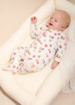 Mayoral Newborn Βρεφικό Σετ 2 Φορμάκια μακριά για Αγόρι Εκρού 26-01720-078 - Image 5