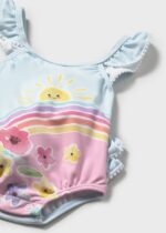 Mayoral Newborn Βρεφικό Μαγιό και Καπέλο για Κορίτσι Φλοράλ 26-01737-082 - Image 3