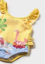 Mayoral Newborn Βρεφικό Μαγιό και Καπέλο για Κορίτσι Κίτρινο 26-01737-083 - Image 3