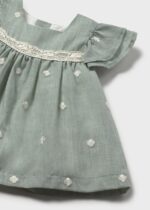 Mayoral Newborn Βρεφικό Φόρεμα Κεντητό για Κορίτσι Μπλε 26-01802-091 - Image 3