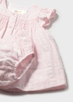 Mayoral Newborn Βρεφικό Φόρεμα Γάζα για Κορίτσι Ροζ 26-01805-042 – Bild 4
