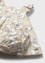 Mayoral Newborn Βρεφικό Φόρεμα Λινό για Κορίτσι Μπεζ 26-01809-015 – Bild 3