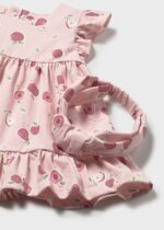 Mayoral Newborn Βρεφικό Σετ Φόρεμα 3 τεμαχίων για Κορίτσι Ροζ 26-01821-003 - Image 3