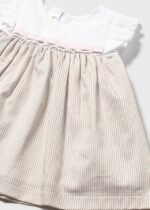 Mayoral Newborn Βρεφικό Φόρεμα  για Κορίτσι Καφέ 26-01824-002 - Image 3