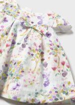 Mayoral Newborn Βρεφικό Φόρεμα Σταμπωτό αμπιγιέ  για Κορίτσι Μπλε 26-01885-040 - Image 3