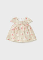 Mayoral Newborn Βρεφικό Φόρεμα Σταμπωτό αμπιγιέ  για Κορίτσι Μπεζ 26-01885-041