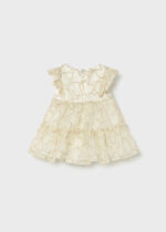 Mayoral Newborn Βρεφικό Φόρεμα Τούλι  για Κορίτσι Μπεζ 26-01890-044 - Image 2