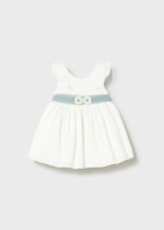 Mayoral Παιδικό Φόρεμα Ζώνη τούλι για Κορίτσι Εκρού Μέντα 26-01903-042 – Bild 2