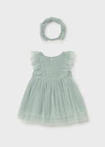 Mayoral Παιδικό Φόρεμα τούλι με κορδελα  για Κορίτσι Μέντα 26-01905-046 - Image 5