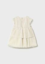 Mayoral Παιδικό Φόρεμα τούλι πλισε  για Κορίτσι Μπεζ 26-01908-039 - Image 2