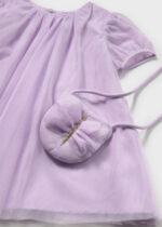 Mayoral Παιδικό Φόρεμα τούλι με Τσάντα για Κορίτσι Μωβ 26-01917-047 – Bild 3