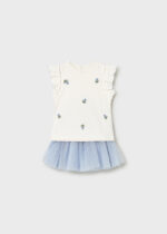 Mayoral Παιδικό Σετ Φούστα τούλι για Κορίτσι Μπλε 26-01933-045