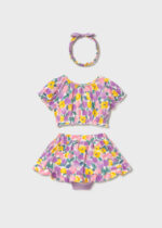 Mayoral Παιδικό Σετ Φούστα 3 τεμαχια για Κορίτσι Μωβ 26-01934-086 - Image 2