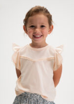 Mayoral Παιδική Μπλούζα κοντομάνικη για Κορίτσι Σομόν 26-03008-071