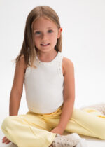 Mayoral Παιδική Μπλούζα με τιράντες για Κορίτσι Εκρού 26-03021-033
