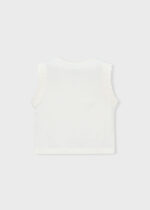 Mayoral Παιδική Μπλούζα με τιράντες για Κορίτσι Εκρού 26-03023-039 - Image 4