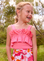 Mayoral Παιδικό Τοπ με βολάν για Κορίτσι Κοραλί 26-03025-040