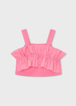 Mayoral Παιδικό Τοπ με βολάν για Κορίτσι Κοραλί 26-03025-040 - Image 2