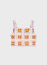 Mayoral Παιδικό Τοπάκι κροσέ για Κορίτσι Μπεζ 26-03029-067