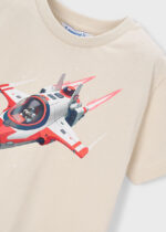 Mayoral Παιδική Μπλούζα Κοντομάνικη διαστημοπλοιο  για Αγόρι Χακί 26-03067-077 - Image 3