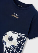 Mayoral Παιδική Μπλούζα κοντομάνικη για Αγόρι Μπλε 26-03073-066 - Image 3