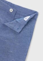 Mayoral Παιδική Βερμούδα λινή αμπιγιε για Αγόρι Μπλε 26-03201-050 - Image 3