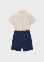 Mayoral Παιδικό Σετ Παιδική λινή Βερμούδα αμπιγιέ για Αγόρι Μπλε 26-03217-017 - Image 2
