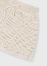 Mayoral Παιδικό Σορτς πλεκτό για Κορίτσι Μπεζ 26-03223-050 - Image 4