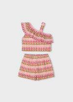 Mayoral Παιδικό Σετ Σορτς μακό  για Κορίτσι Ροζ 26-03225-061 - Image 2