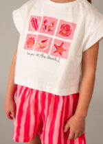 Mayoral Παιδικό Σετ Σορτς φούτερ για Κορίτσι Ματζέντα 26-03234-080 - Image 2