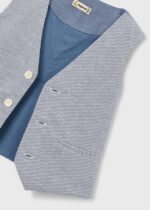 Mayoral Παιδικό λινό γιλέκο Κουστουμιού για Αγόρι Γκρι 26-03379-025 – Bild 4